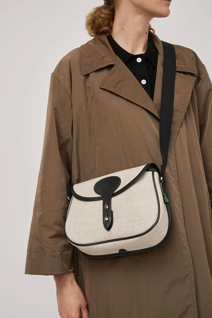 Brady Colne Bag in Natural and Black
