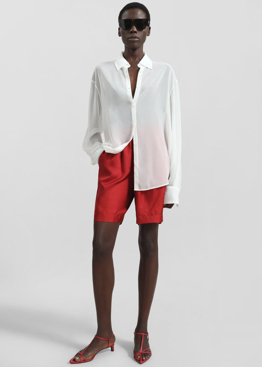 Loulou Studio Zinia Shorts - Tomato