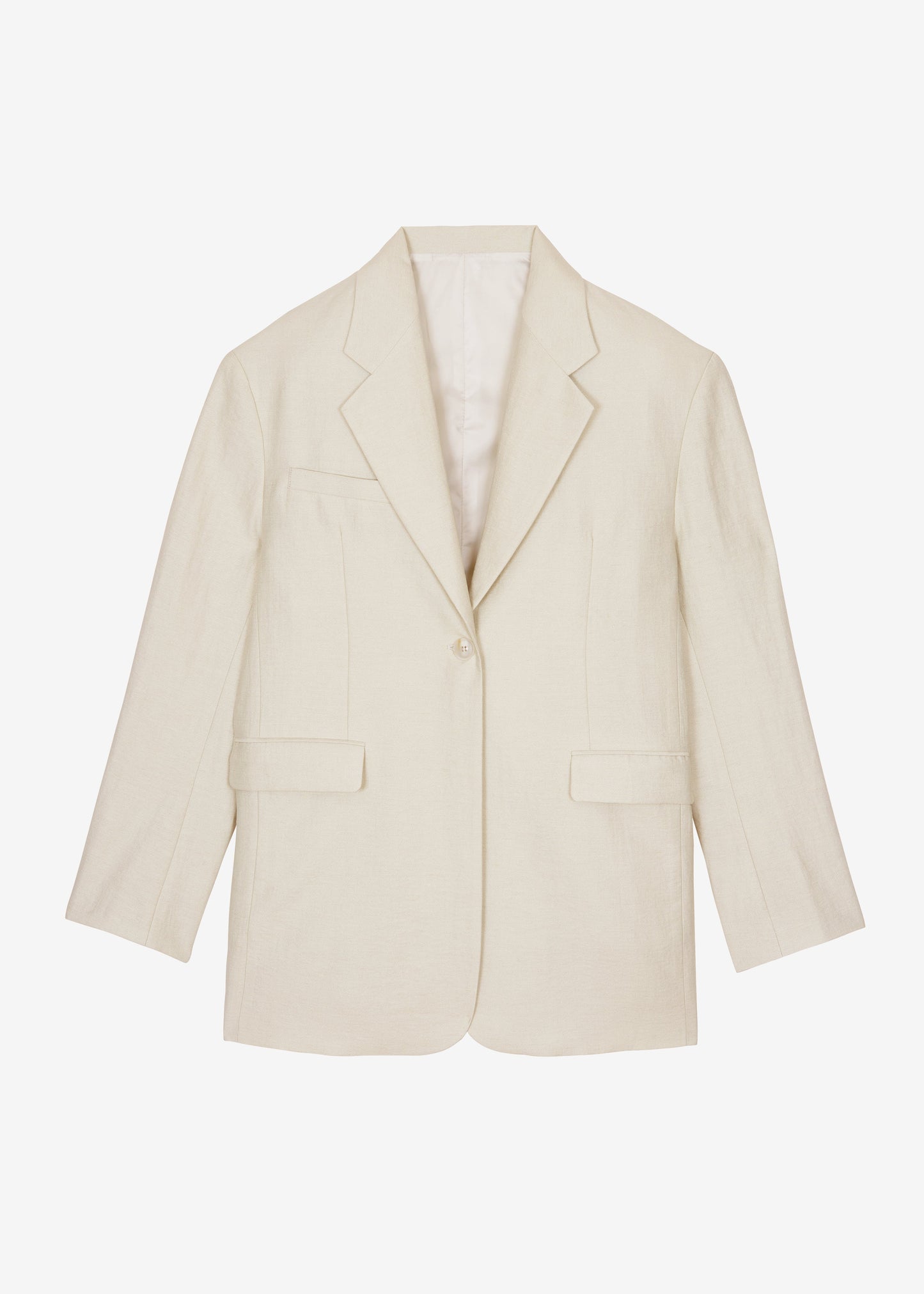 Yasmine Oversized Blazer - Light Beige